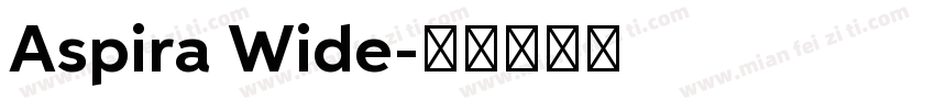 Aspira Wide字体转换